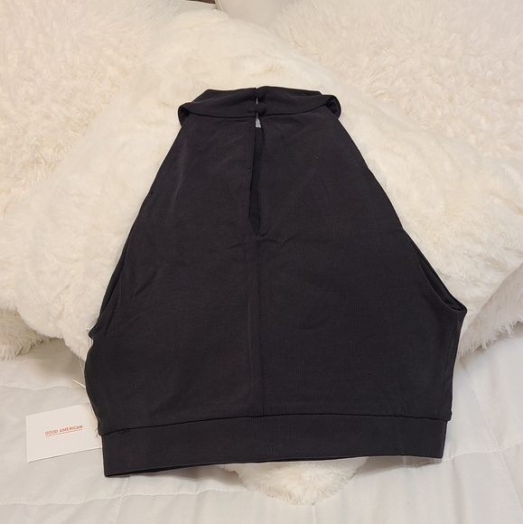 Brand New Good American Halter Crop Top! - Picture 3 of 8